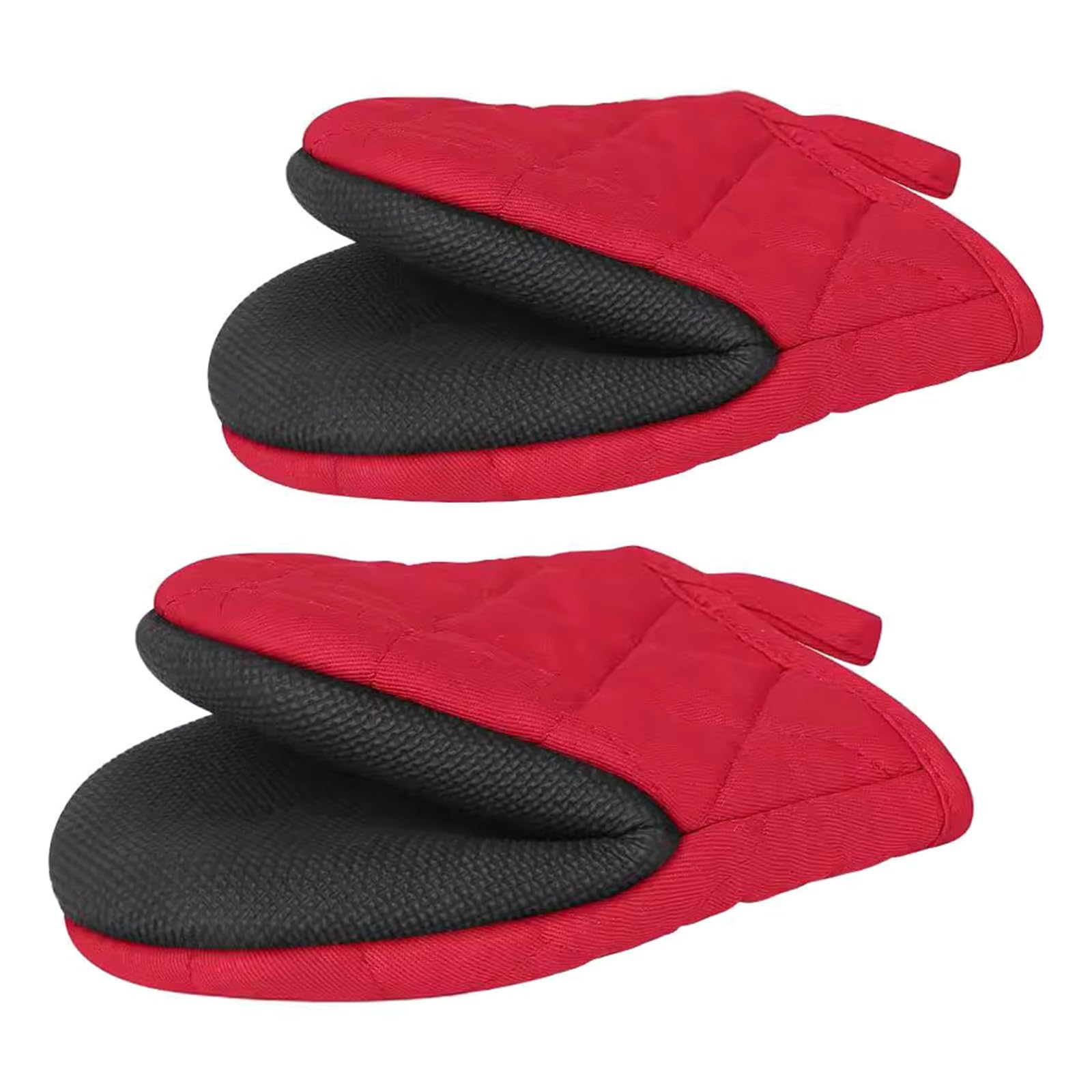 MALSSE Kitchen Mitts for Baking and Cooking Neoprene Small Oven Gloves Practical Nonslip Duckbill Mittens Baking Gloves