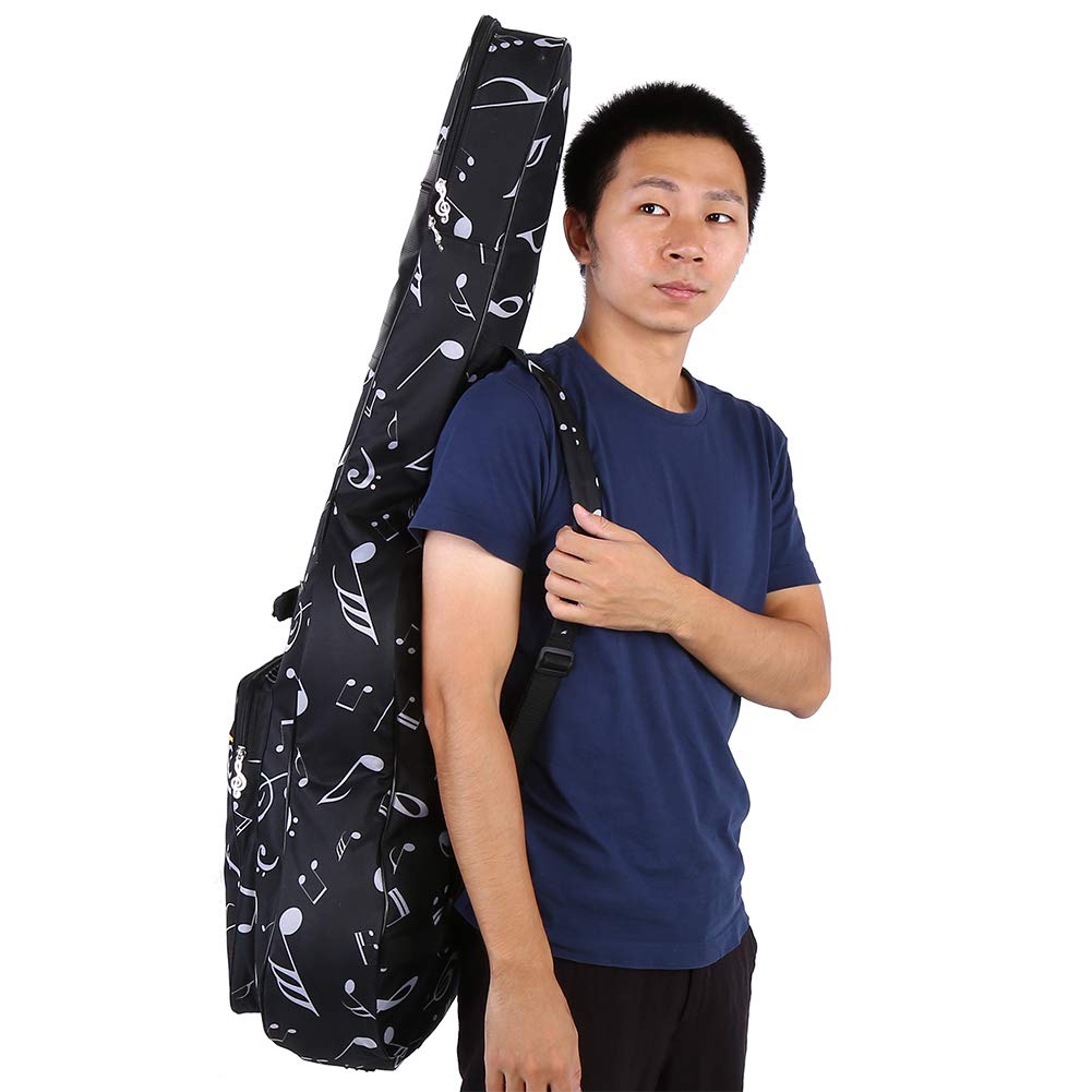 Estuche para Guitarra, Mochila para Guitarra Acústica 600D Oxford Impermeable con Correas Acolchadas para los Hombros y Mango de Goma para Guitarra Clásica