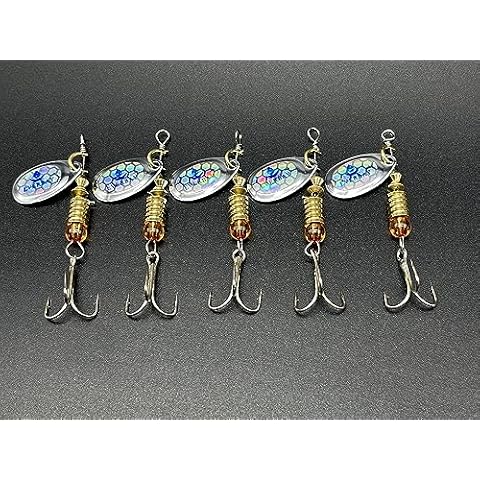 EVERBAY Fishing Spinners Set of 5 Cover