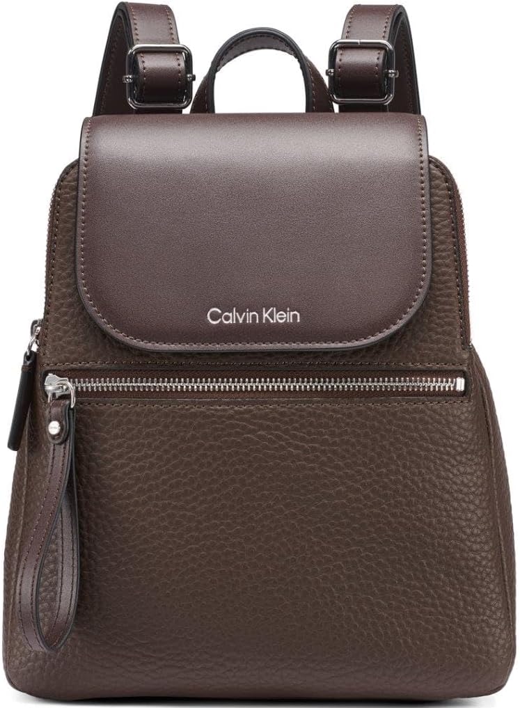 Calvin Klein Elaine Bubble Lamb Novelty Key Item Flap Backpack