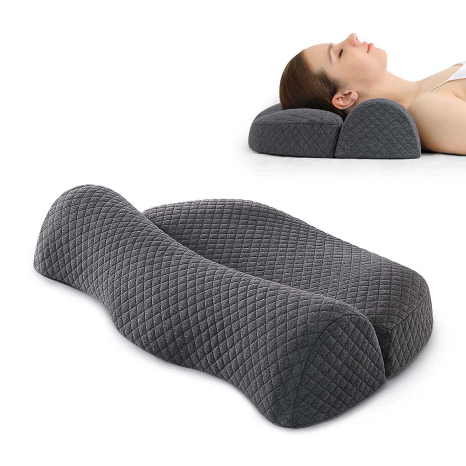 Ergonomiczne poduszki do spania przy nadmiernej mobilności, poduszka boczna do łagodzenia bólu ramion, ortopedyczne poduszki na szyję Rozsądna krzywizna z pianką trakcyjną Poduszka szyjna(Gr