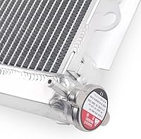 Vista 8 de Radiador de aluminio completo compatible con ATV Yama ha YFZ450 YFZ 450 2004 2005 2006 2007 2008