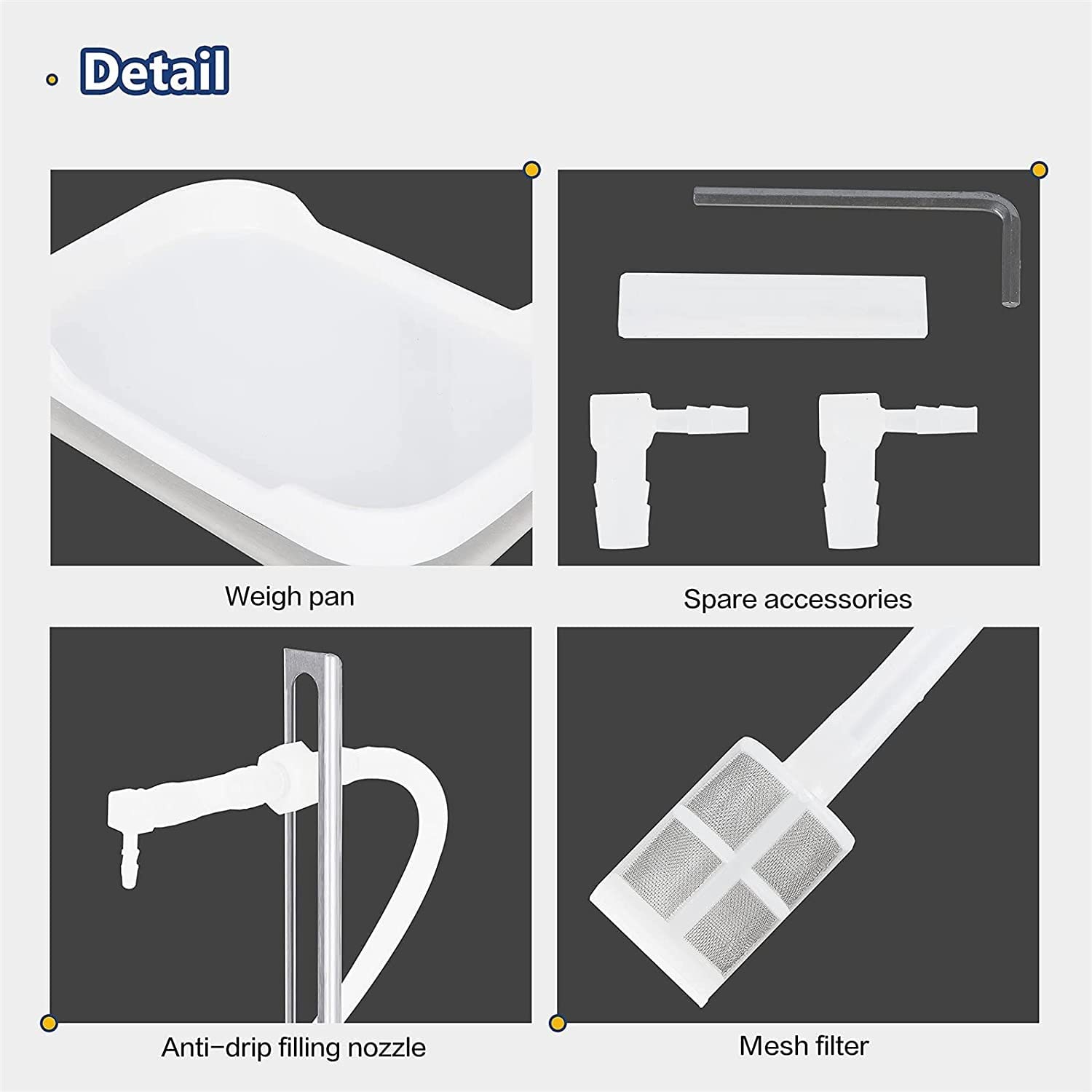 TREEYX Automatic Filling Machine 5-50ml Filling Machine Liquid Filling Machine Auto Digital Bottle Filler for Paste Cream Cosmetic — view 5