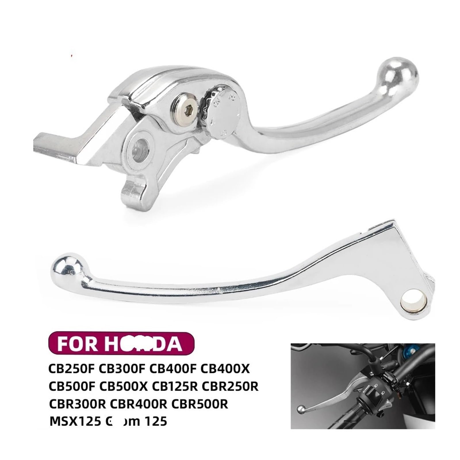Palanca De Embrague De Freno para Ho&nda CB250F CB300F CB400F CB400X CB500F CB500X CB125R CBR250R CBR300R CBR400R CBR500R MSX125 Palancas Frenos