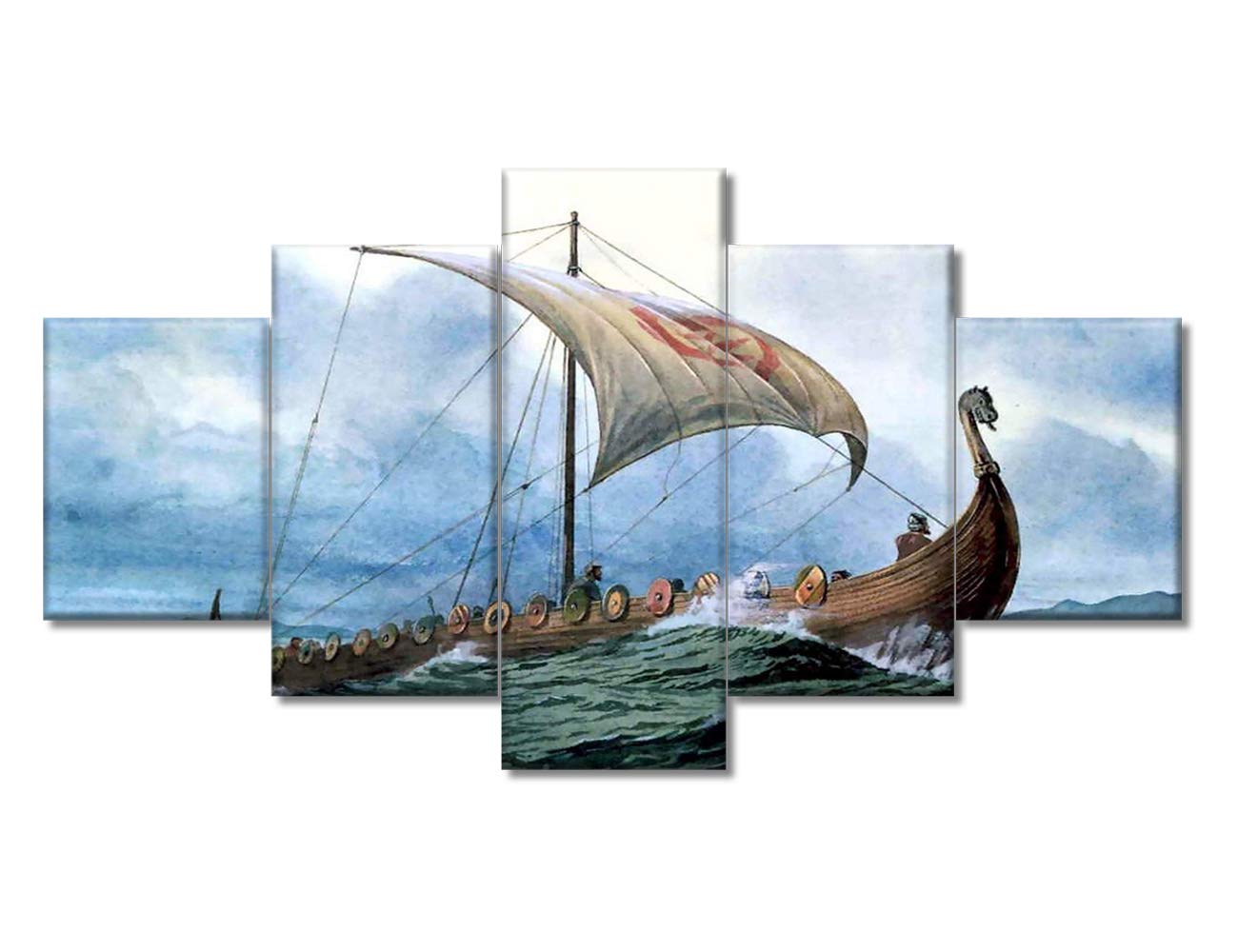 帆船の油彩画 ダークブラウンフレーム　絵画　壁掛　アンティーク 帆船の油彩画 ダークブラウンフレーム 絵画 壁掛 アンティーク