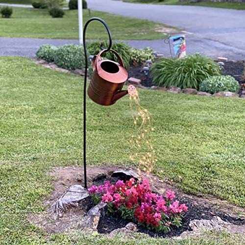 image for VANLOFE Star Shower Garden Art LED Light with Stake Firefly Bunch Ligh