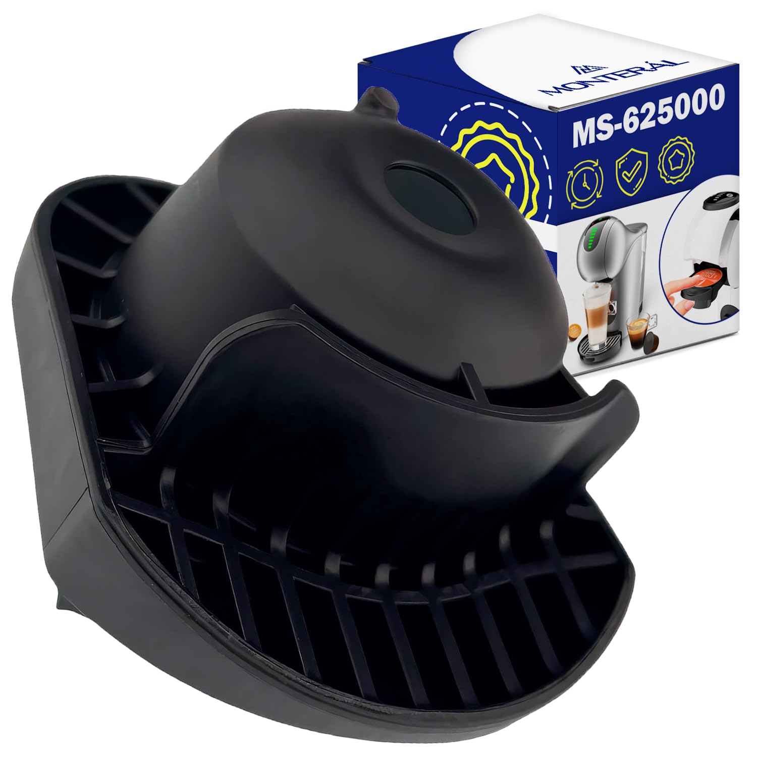Capsule Holder for Coffee Machine Capsules with Original Code MS-625000 for Krups for Nescafe for Dolce Gusto Genio S - 10 Year Warranty - MONTERAL