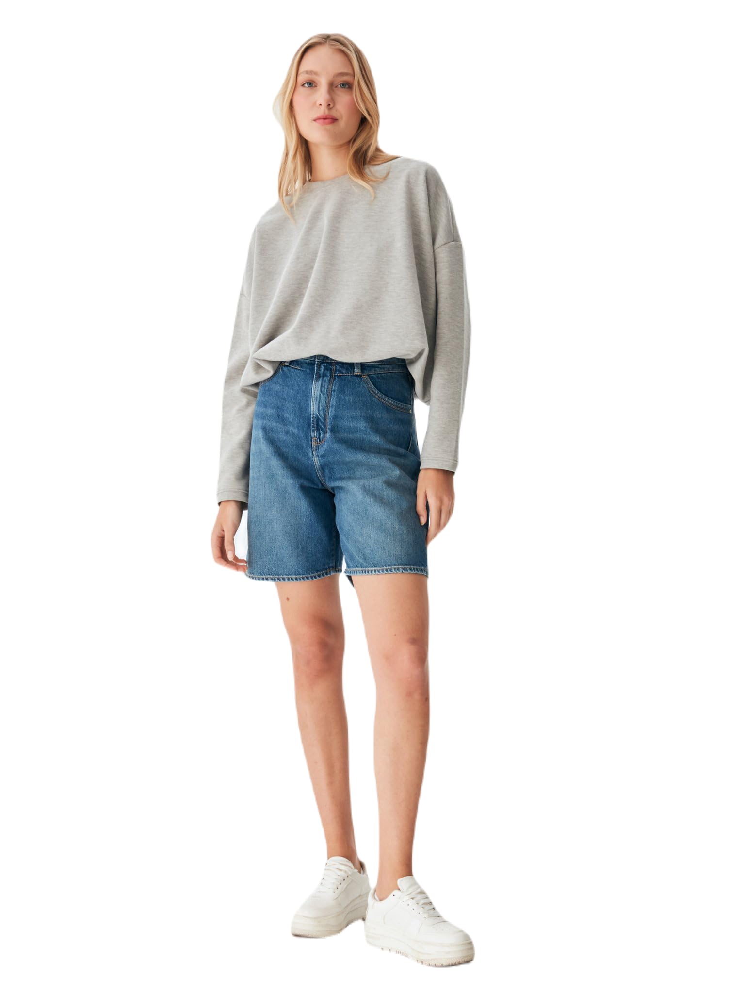 LTB Large Pantalones Cortos de Jean para Mujer