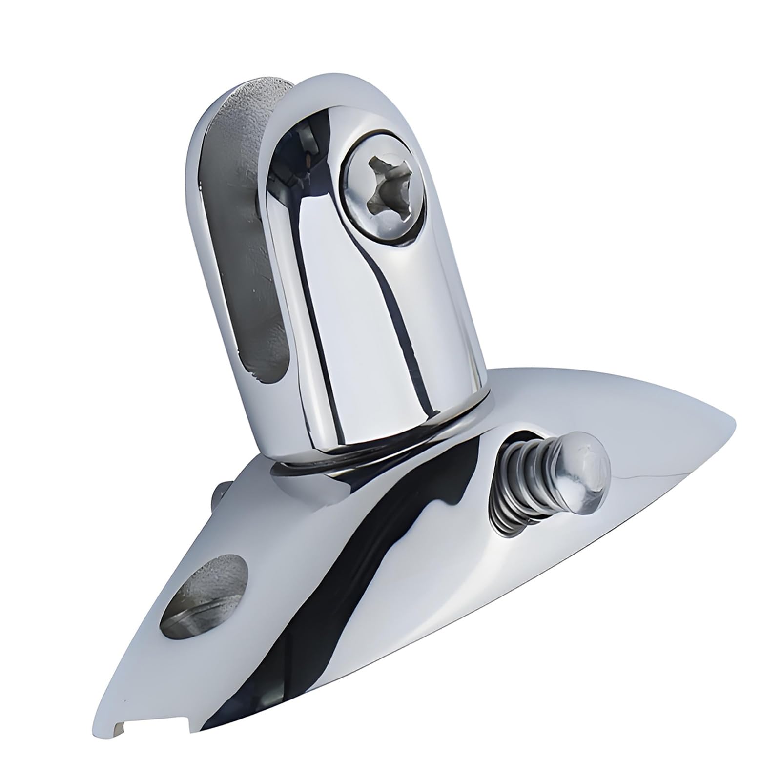 CUNZJIA Stainless Steel Boat Bimini Top Swivels Deck Hinge for Yacht and Marine Sunshade with Easy Installation