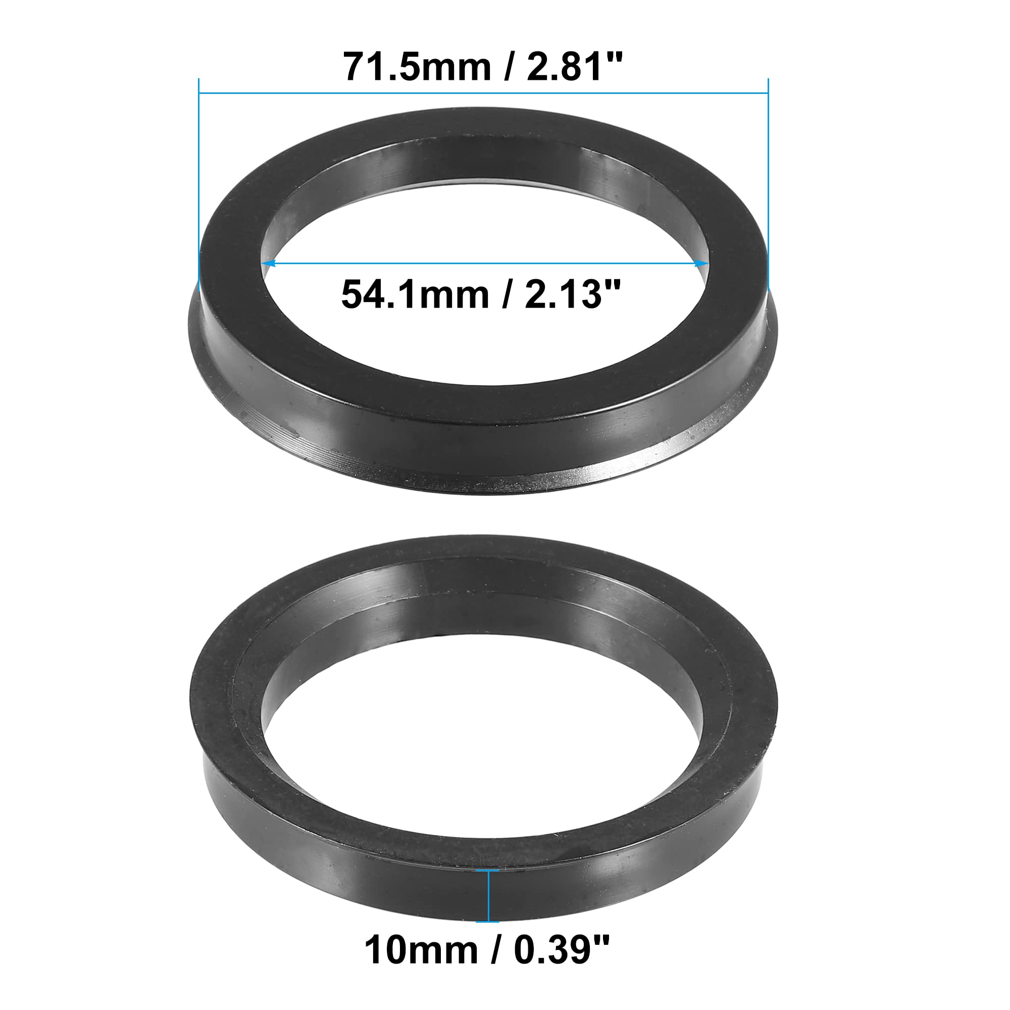 Pierścienie centrujące piasty samochodowe, Pierścienie centrujące piasty 71,5 mm do 54,1 mm 56,1 mm 57,1 mm 60,1 mm 66,6 mm 67,1 mm 67,9 mm Pierścienie centrujące piasty samochodowe(71.5mm to 60.1mm)