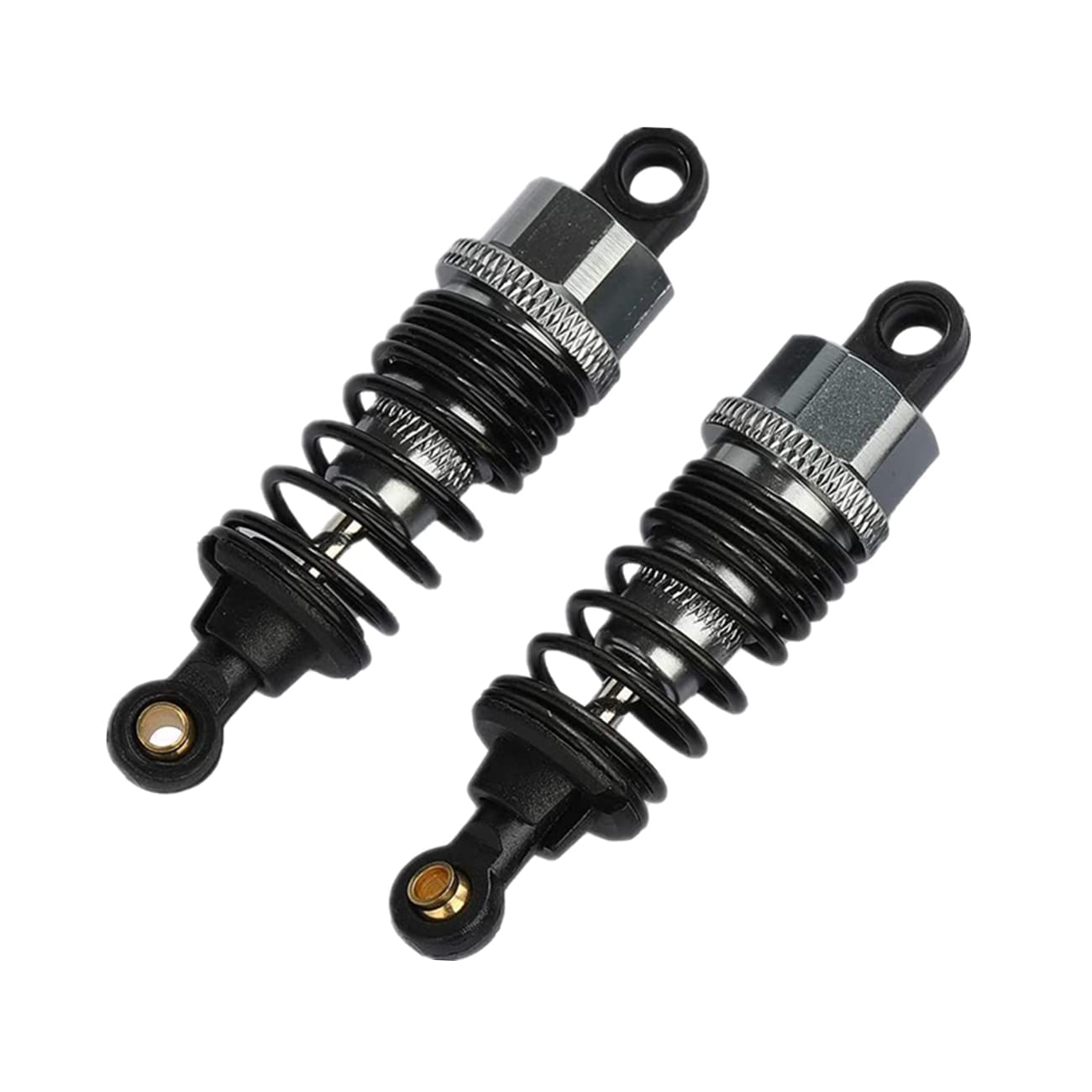 RC Car Aluminum Oil Shock Absorber - 68mm, 4-Piece Set, Adjustable Damper For 1/10 Scale Drift & Crawler Cars (Fits HPI, HSP, Axial, Tamiya, TRX4, SCX10)