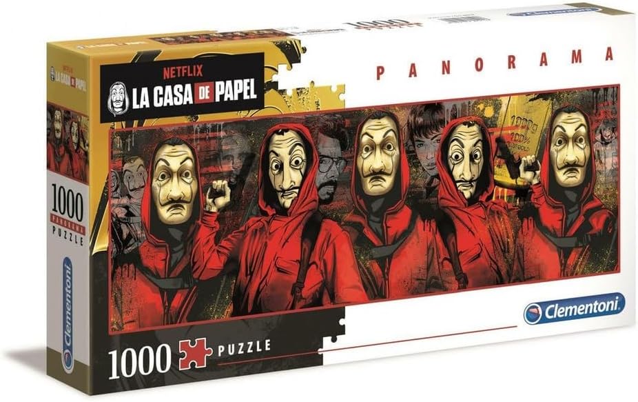 39545 Panorama-La Casa De Papel/Money Heist-1000 Pieces-Made In Italy Adult-Jigsaw Puzzles Netflix