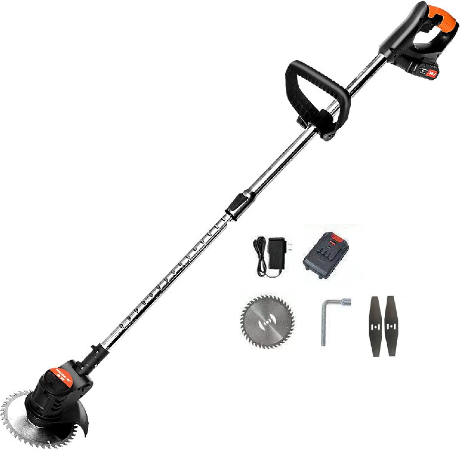WGTCZY 21V Cordless Lawn Edgers Battery Powered/Edger, 1300W Lawn Mower