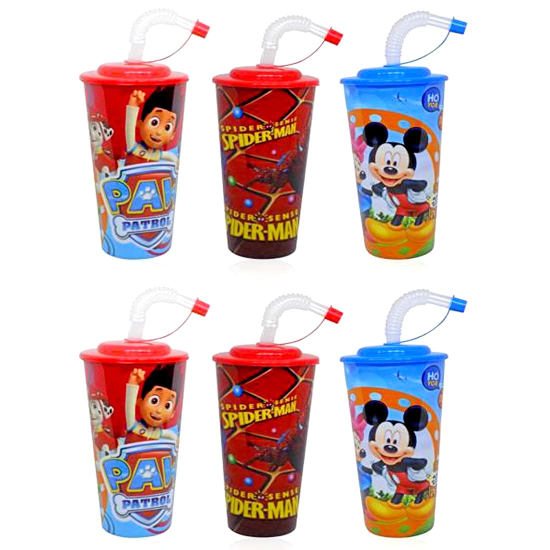 KIVYA Glass Sipper With Flexible Straw For Return Gifts For Kids Birthday Party, Plastic, Multicolor- Set Of 6, 450 ML (B09RPR5JL3) Amazon Price History, Amazon Price Tracker