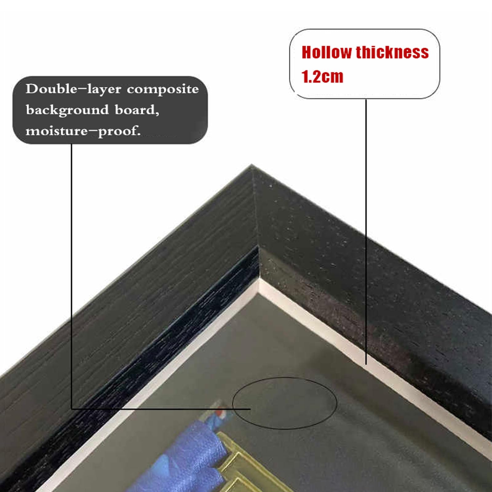 Medaillen Fotorahmen Vitrine,Medaillenhalter Box Frame Shadow Box,Sportmedaillen Bilderrahmen,Rahmen FüR Die Anzeige Von Medaillen,FüR Medaillen,Sport-Medaillen,MilitäR-Medaillen