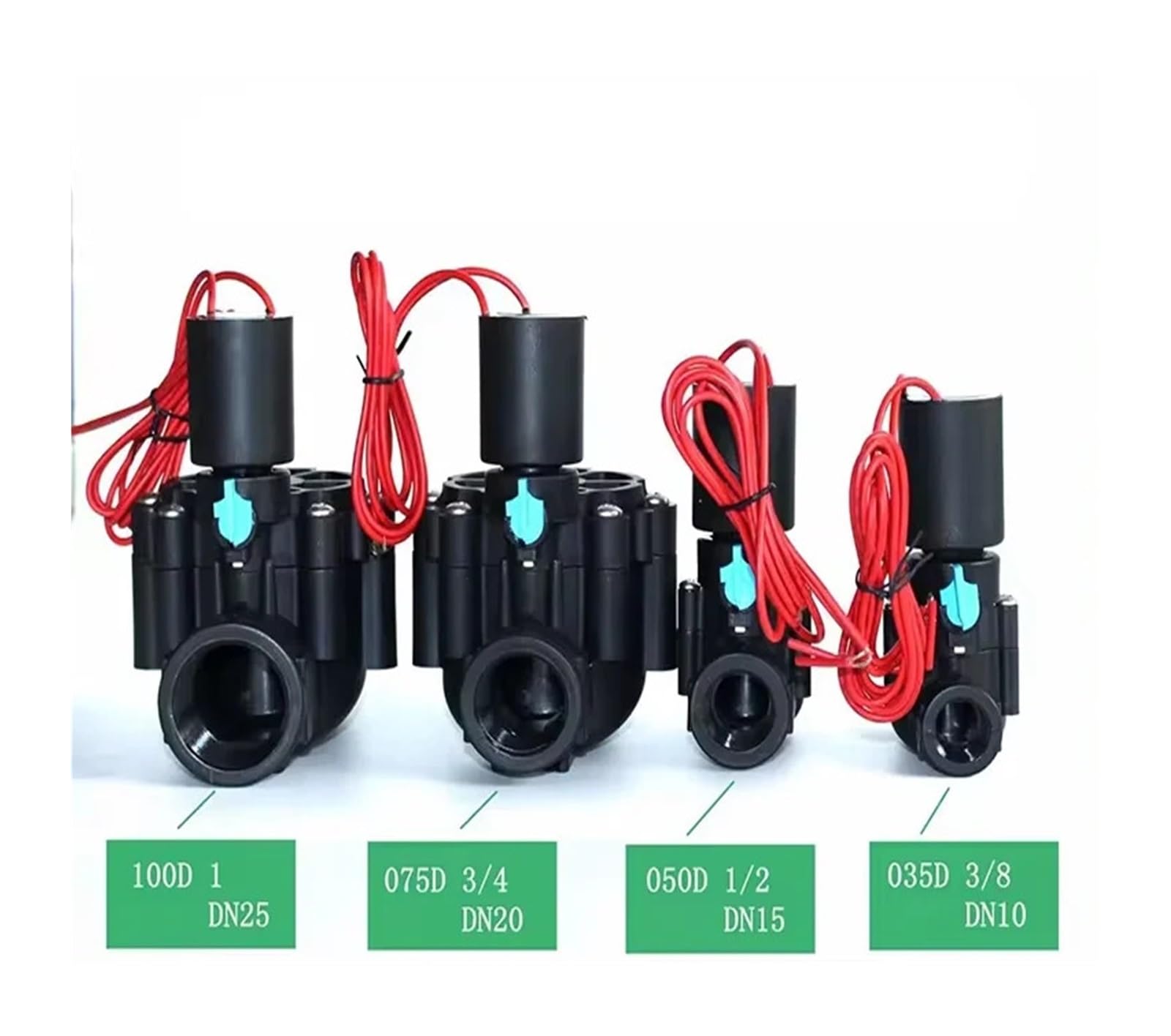 Elettrovalvola for irrigazione a 2 Vie e 2 Posizioni da 1'' N/C 220V 12V 24V DC Elettrovalvola a Scatto for irrigazione agricola(Dc 24v)