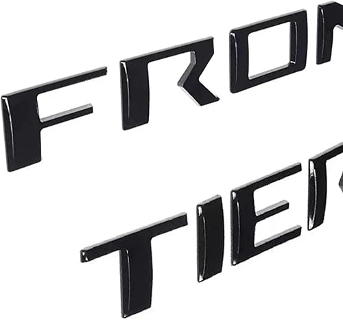 Insertos de letras para portón trasero compatibles con Nissan Frontier 2022 2023 fantásticos adhesivos 3D elevados para automóvil emblemas traseros