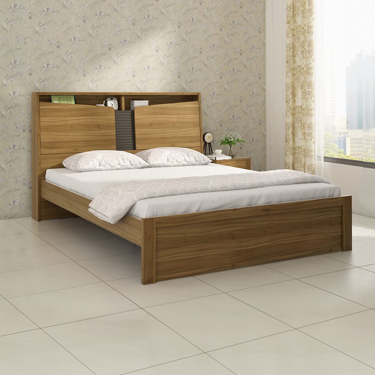 Home Centre Quadro Flex King Size Bed Without Storage