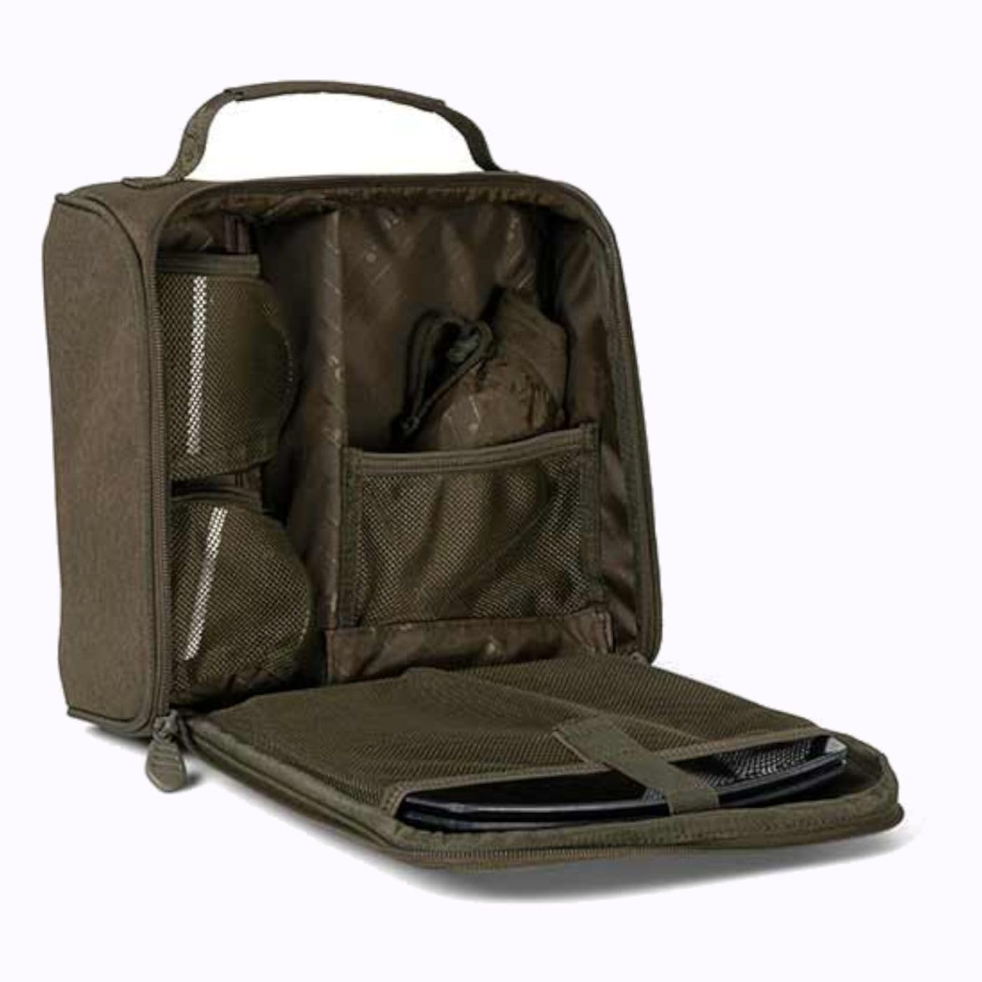 Fox Service de Table Voyager pour 2 Personnes - Noir et Vert - Ensemble Dining en Plein Air - 14 Pièces - 16 Pièces