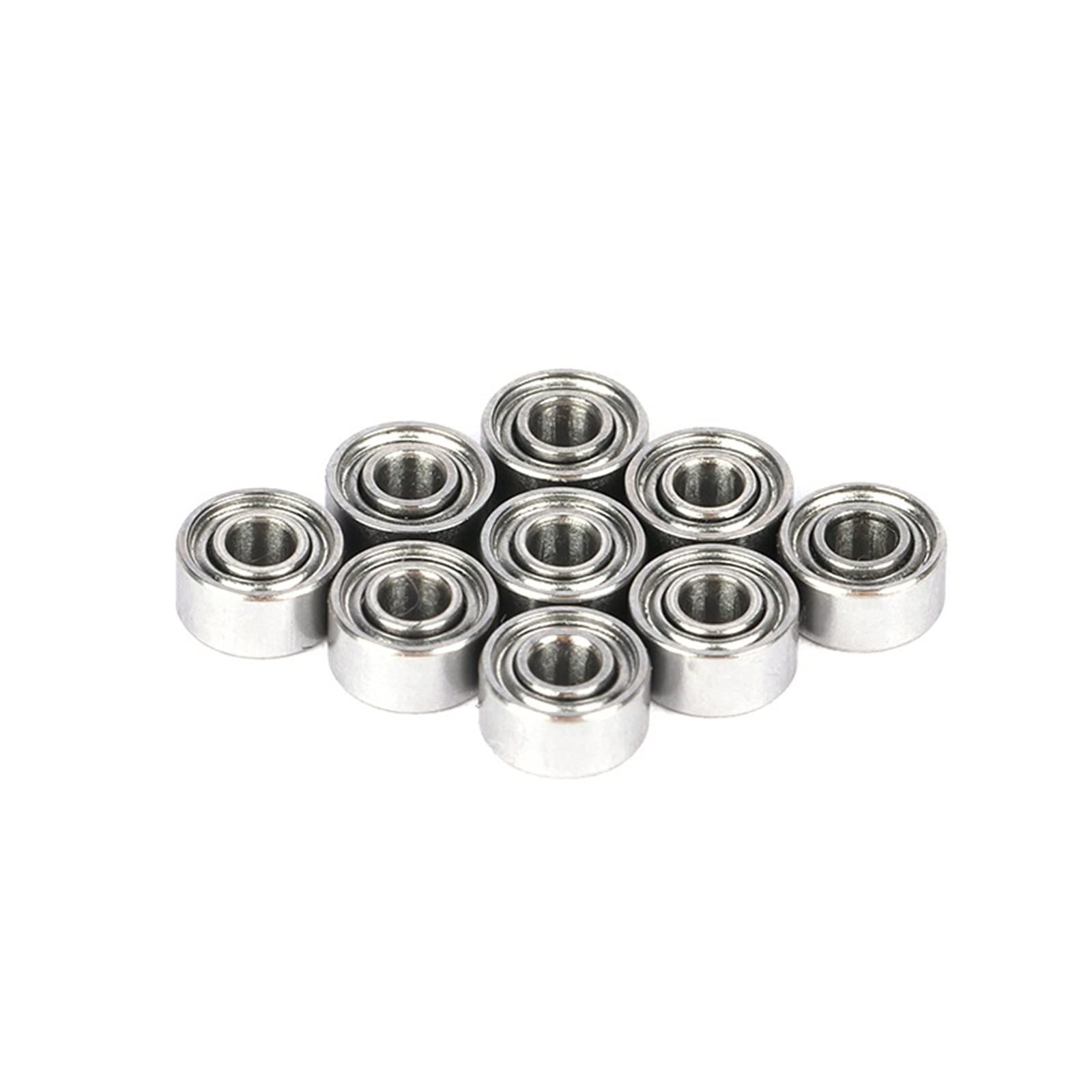 Industrial Bearings 10 pièces roulements à billes en acier inoxydable 2X5X2.5mm roulements de modèle RC for Ball Bearing Skate Bearings