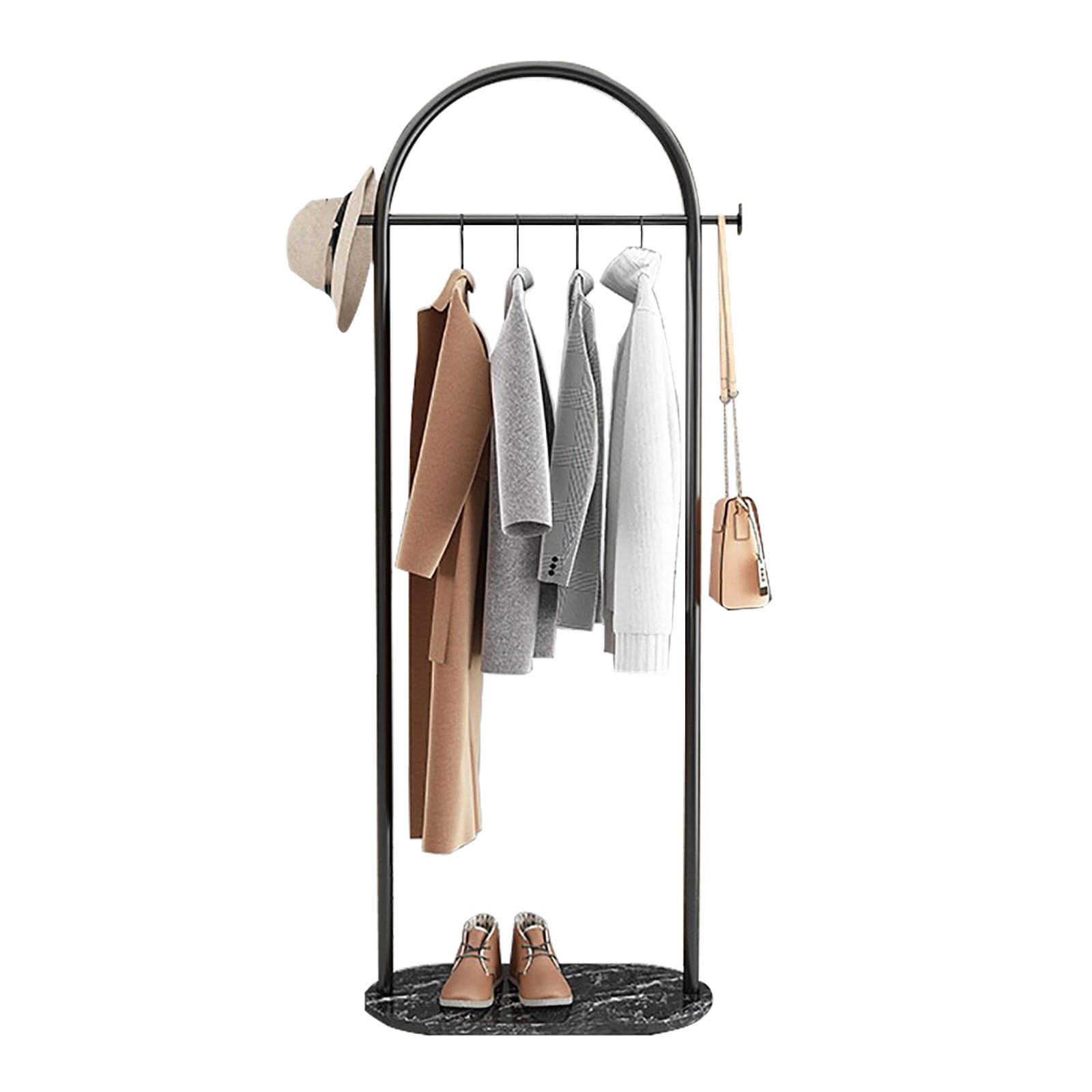 HPTHLY Portable Freestanding Garment Rack - Versatile Clothing Sto For Coats, Shirts, Sweaters & More - Perfect For Bedroom (A-60Cm)