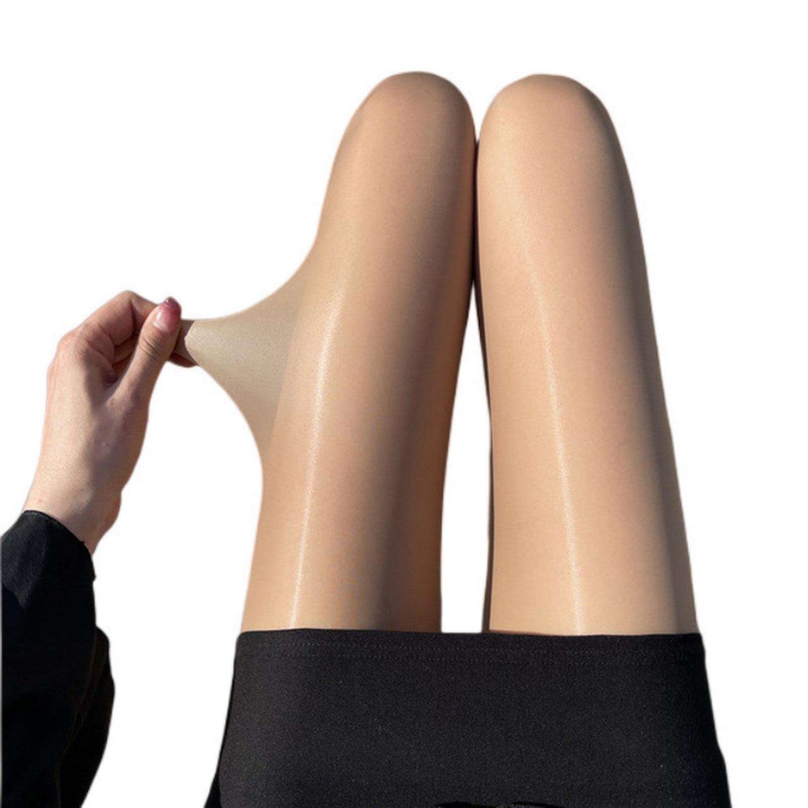 Calze Autoreggenti 3PZ Super Facile Indossare Calze Strette Popolare Leg Artifact Seta Elastico Lucido Liscio Anti Gancio