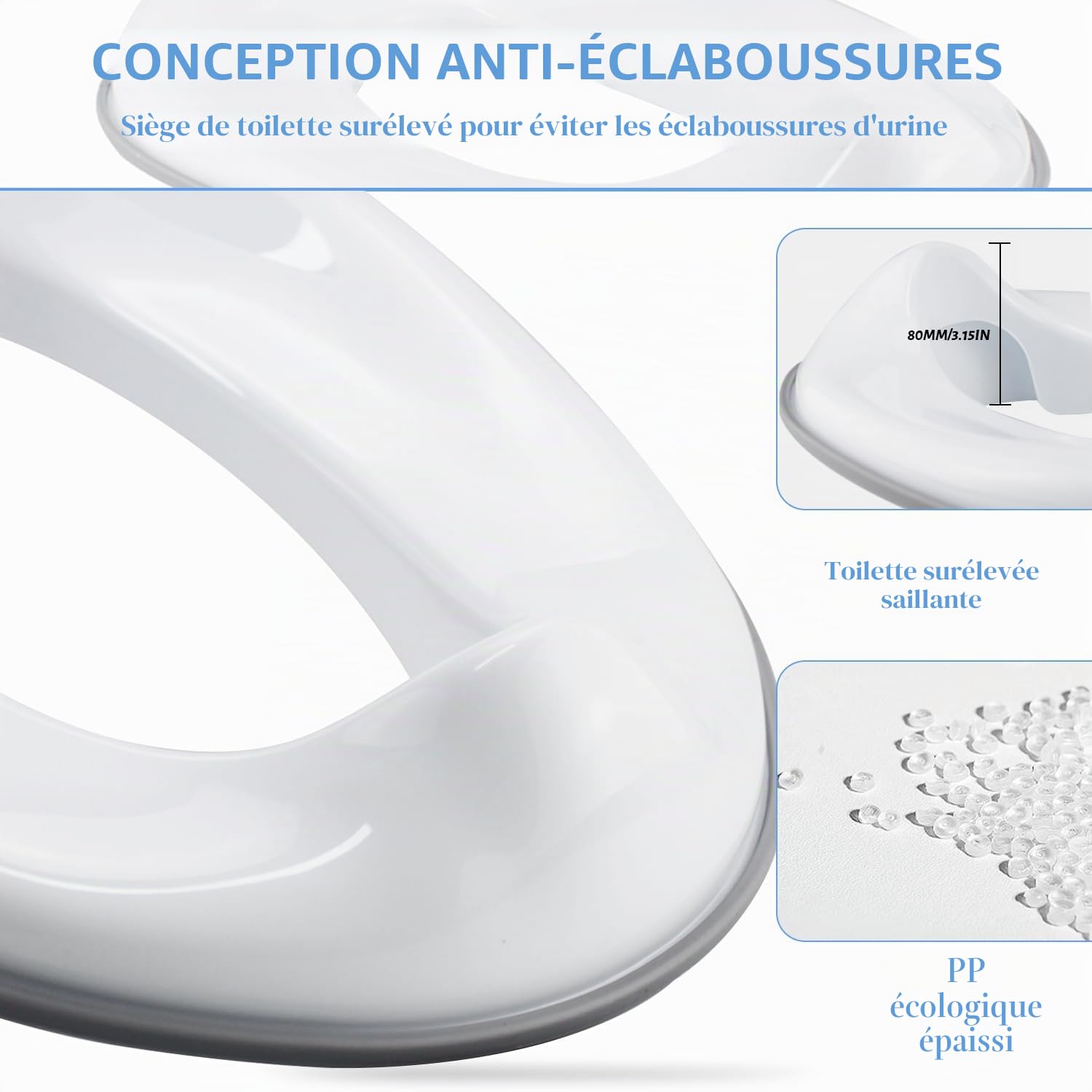 Adaptateur Wc Enfants Siège De Toilette De Voyage De Bébé Abattant De Toilette Pour Enfant Pour Enfants Portable Stockage Suspendu