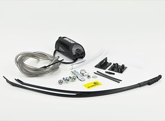 Scottoiler Essentials Micro xSystem 3.0+ Electronic Automatic Motorcycle Chain Lubrication System with Bluetooth App Control Including Biodegradable Green Scottoil, Scorpion Dual Injector & Traveller