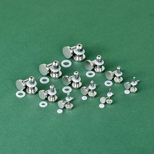 Miniatura 5 de TBOSEN Juego de dimensiones precisas de acero inoxidable con junta tórica para los oídos, túneles, medidores, kit de piercings