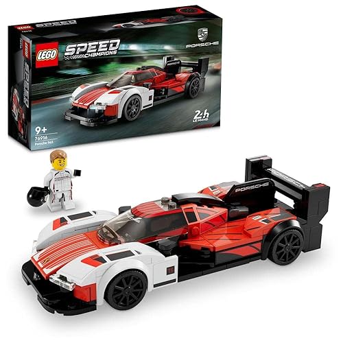 Immagine del prodotto LEGO 76916 Speed Champions Porsche 963, Modello di Auto da Costruire, Set Macchina Giocattolo per Bambini e Bambine, Veicolo Supercar da Collezione 2023 con Minifigure del Pilota