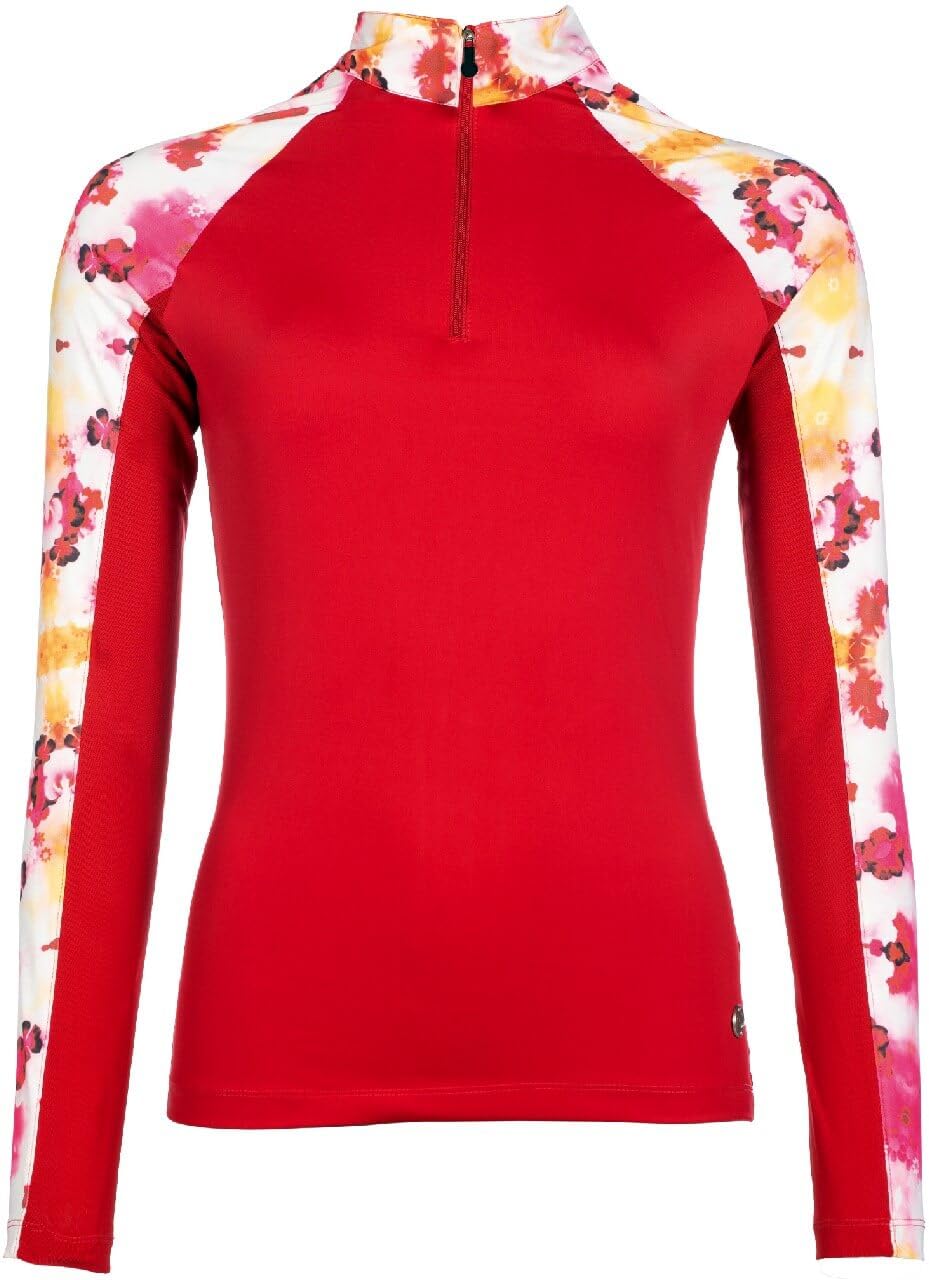 HKM Damen Essentials Flower Bluse (1er Pack)