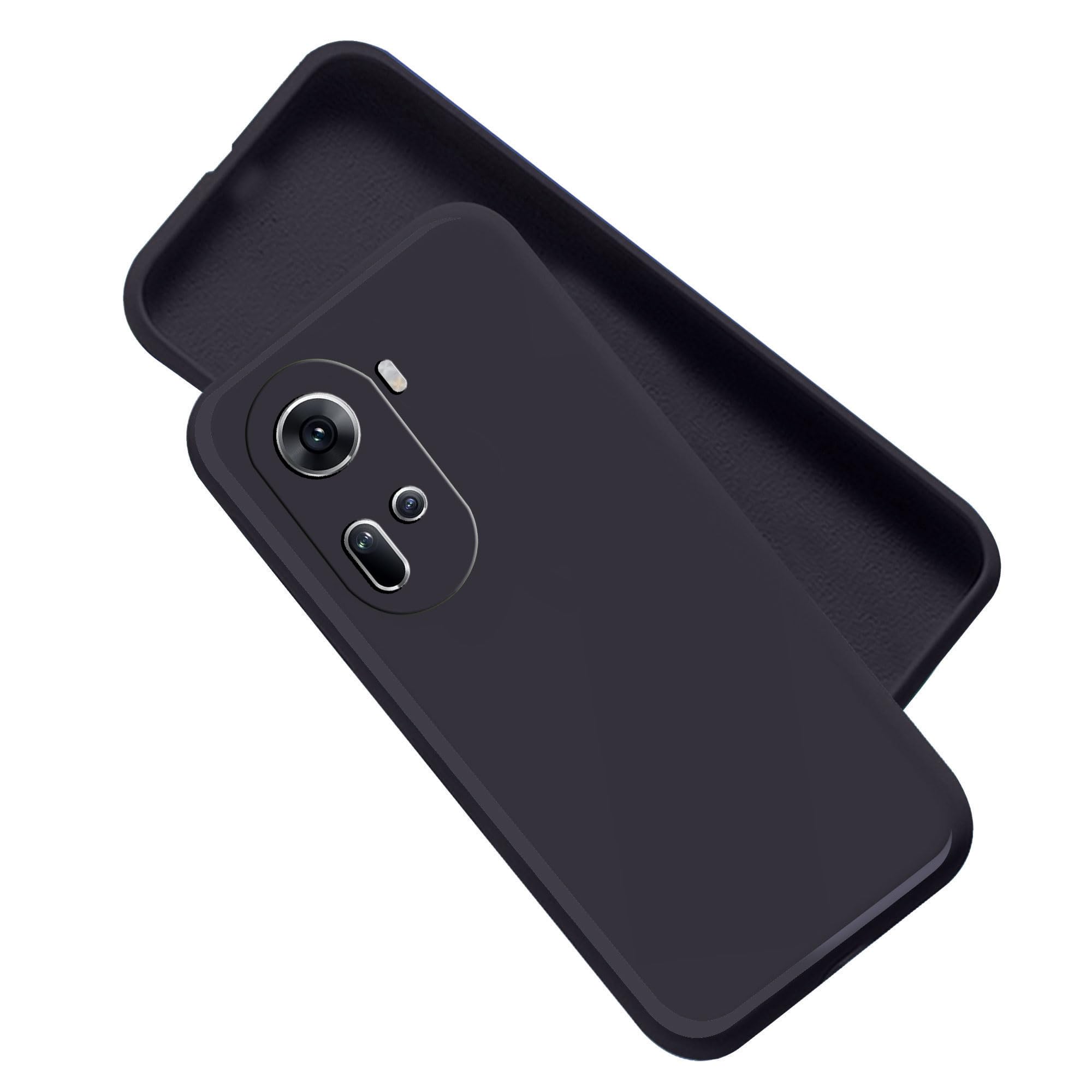 A rtistque Back Cover Case for Oppo Reno 11 5G with Camera Protection | Shockproof TPU | Stylish Protective Design | Slim Fit | Ultra Matte | Oppo Reno 11 5G Back Cover - Black (B0CSDP76M7) Amazon Price History, Amazon Price Tracker