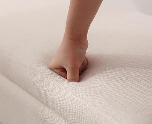 Miniatura 12 de Banco de almacenamiento moderno para entrada, banco otomano tapizado para zapatos, banco de cama abatible de sherpa con estante de madera/mesa Piel