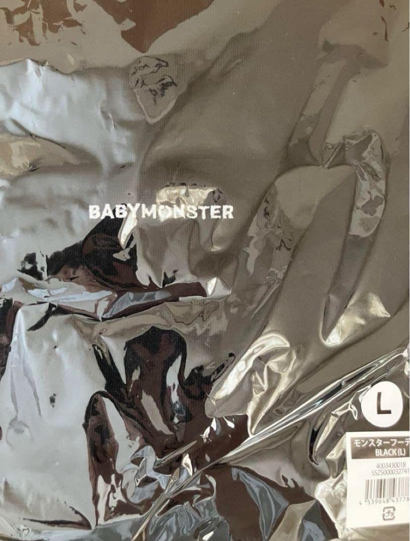 BABYMONSTER プルオーバーフーディー L BLACK BABYMONSTER ジップフーディー ブラック L - メルカリ