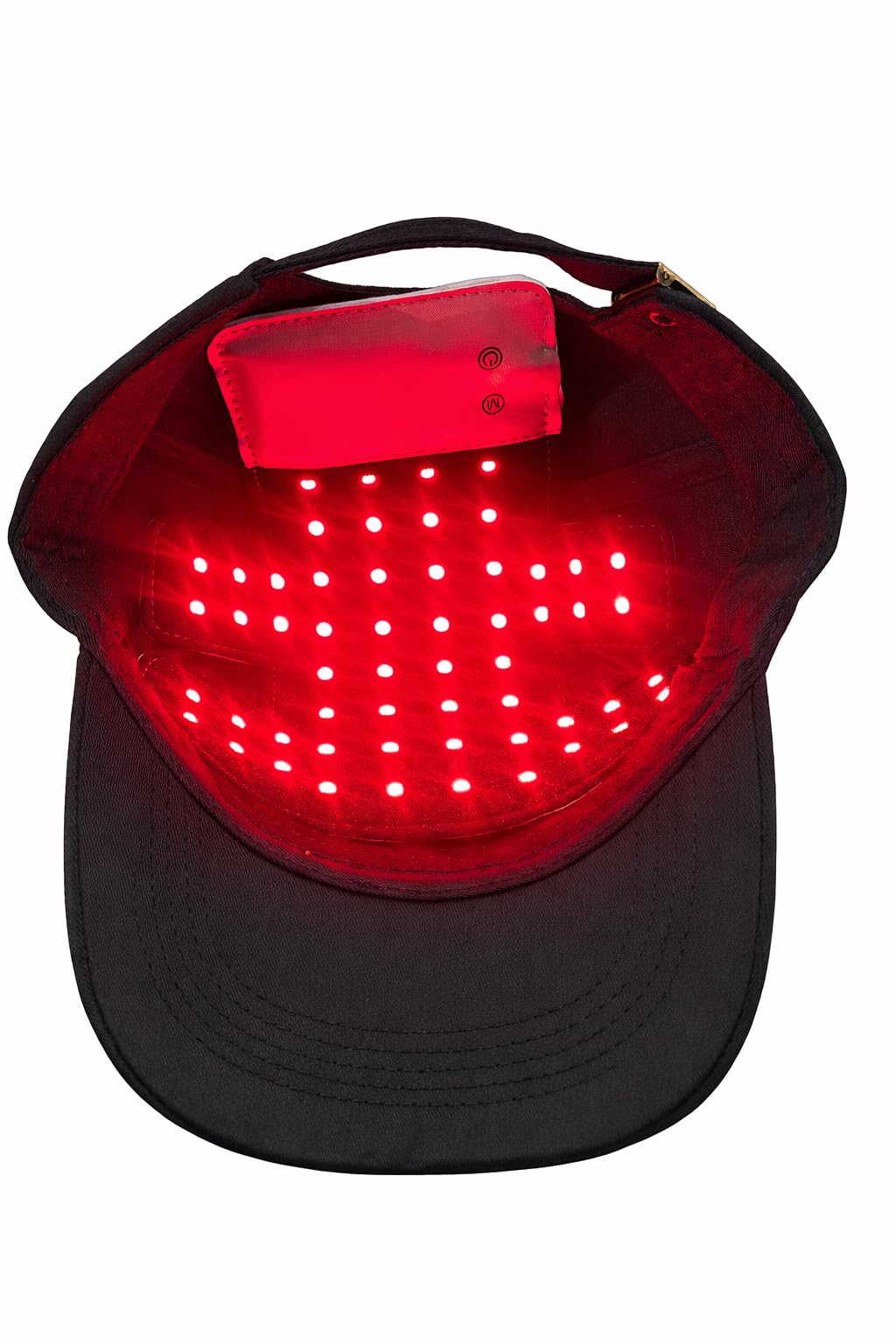 Low Laser Light Therapy Hat, Black Baseball Cap for Hair Growth, Red Light Treatment, Anti Hair Fall, Visible Results in 3 Months-image-36