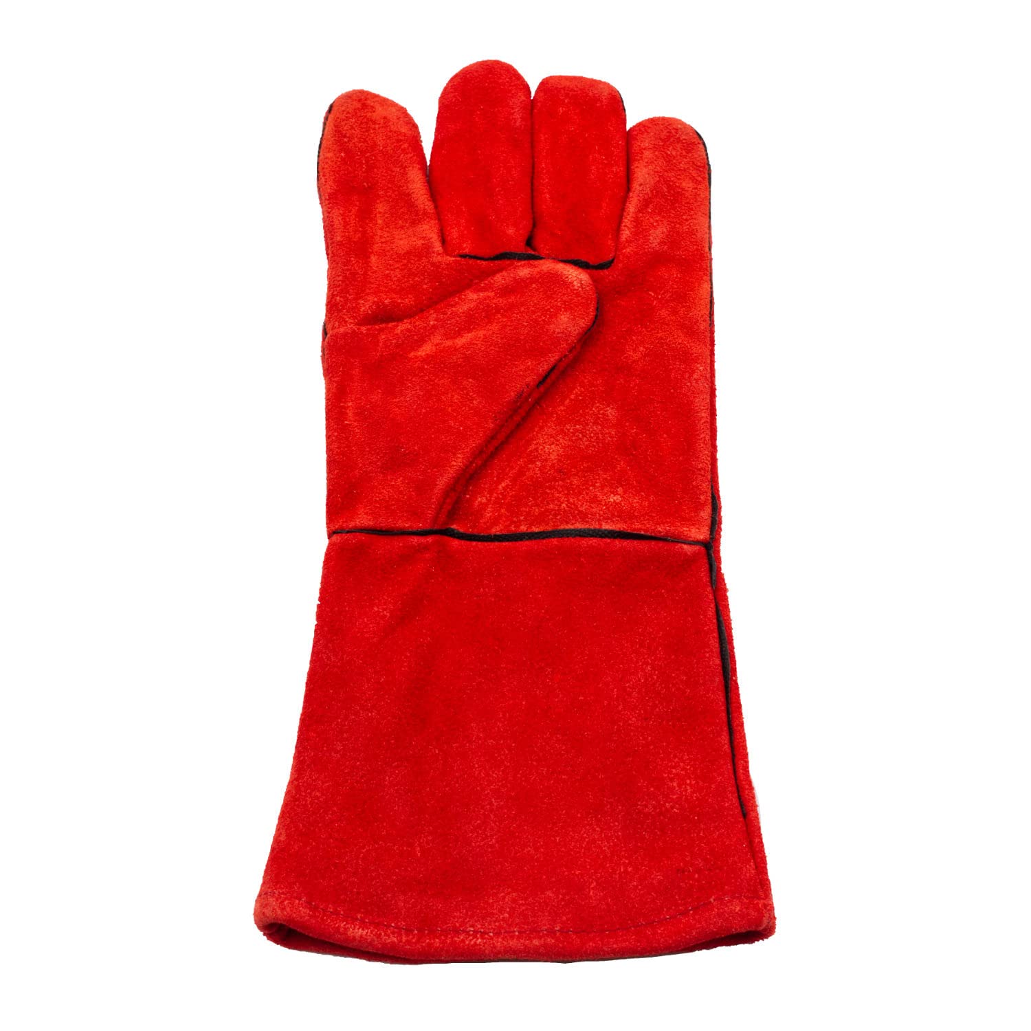 ISSALINE Gants de soudage de cuisine résistants à la chaleur, gants professionnels en cuir résistants à haute température, accessoires four, barbecue, souder, cuisine, protection taille 10