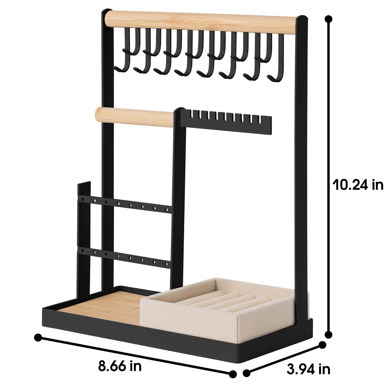 PORTE-BIJOUX SUSPENDU À 7 Niveaux, Organisateur De Bijoux Pour Magasin