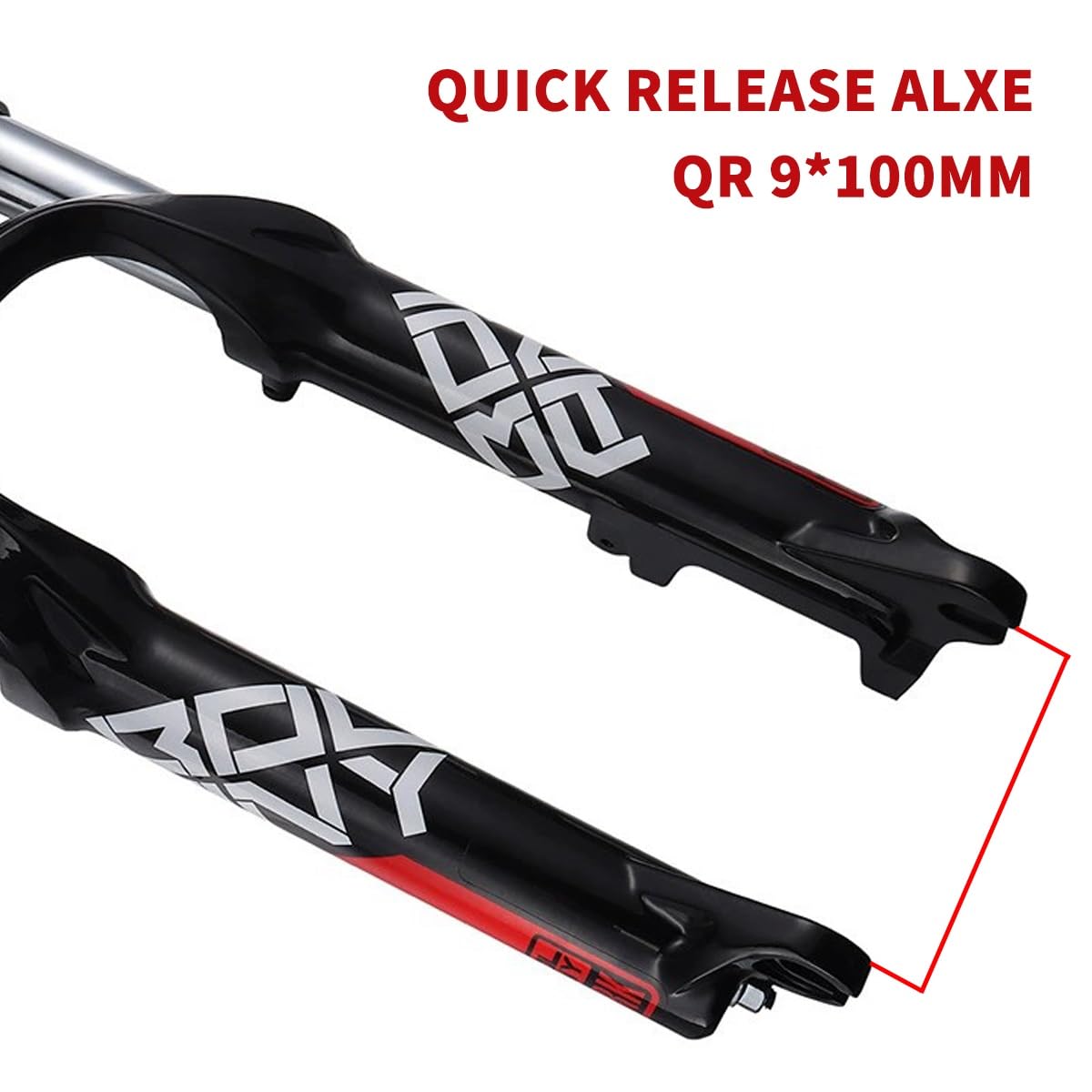 Fourche à ressort pour vélo Dfs Fourche à suspension 27.5 Fourche de VTT 29 pouc Fourche à ressort pour vélo Dfs Fourche à suspension 27.5 Fourche de VTT 29 pouc