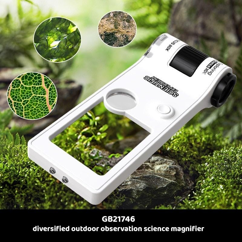 Image of Toy Mini Microscope Toy Handheld Microscope Portable for Students Adults Microscopes & Chemistry (Big)