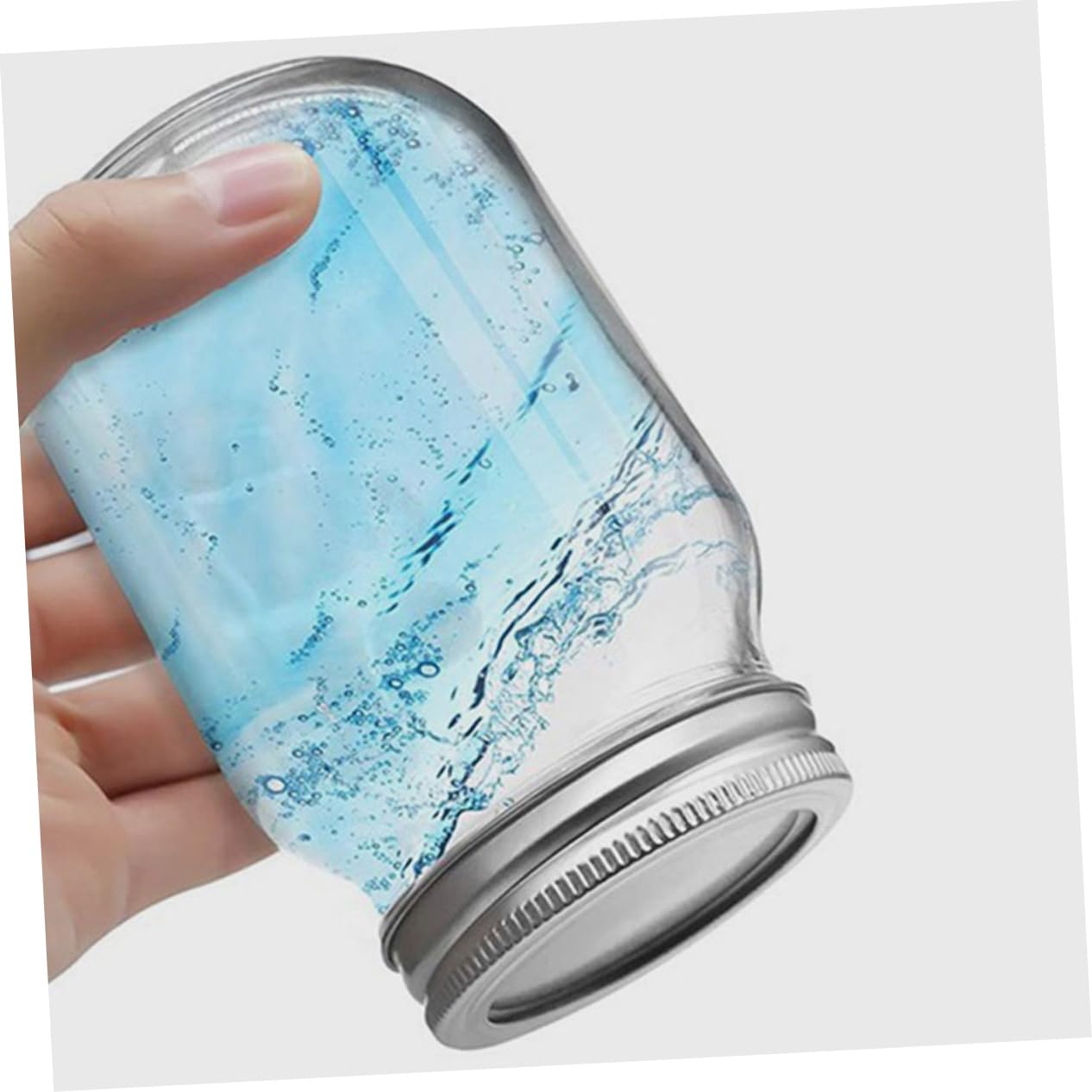 Alipis 6stücke Frischhaltedose Glas Mit Deckel Wiederverwendbare Küchengläser Für Gewürze Marmelade Honig Und Desserts Vorratsdose Mit Auslaufsicheren Deckel Für Lebensmittel
