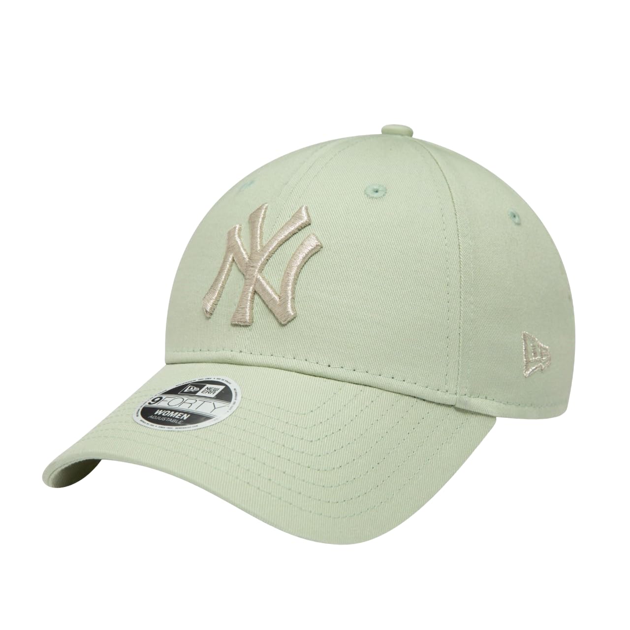 New Era MLB Damencap New York Yankees Baseball Kappe grün Teamlogo - One-Size — image 1