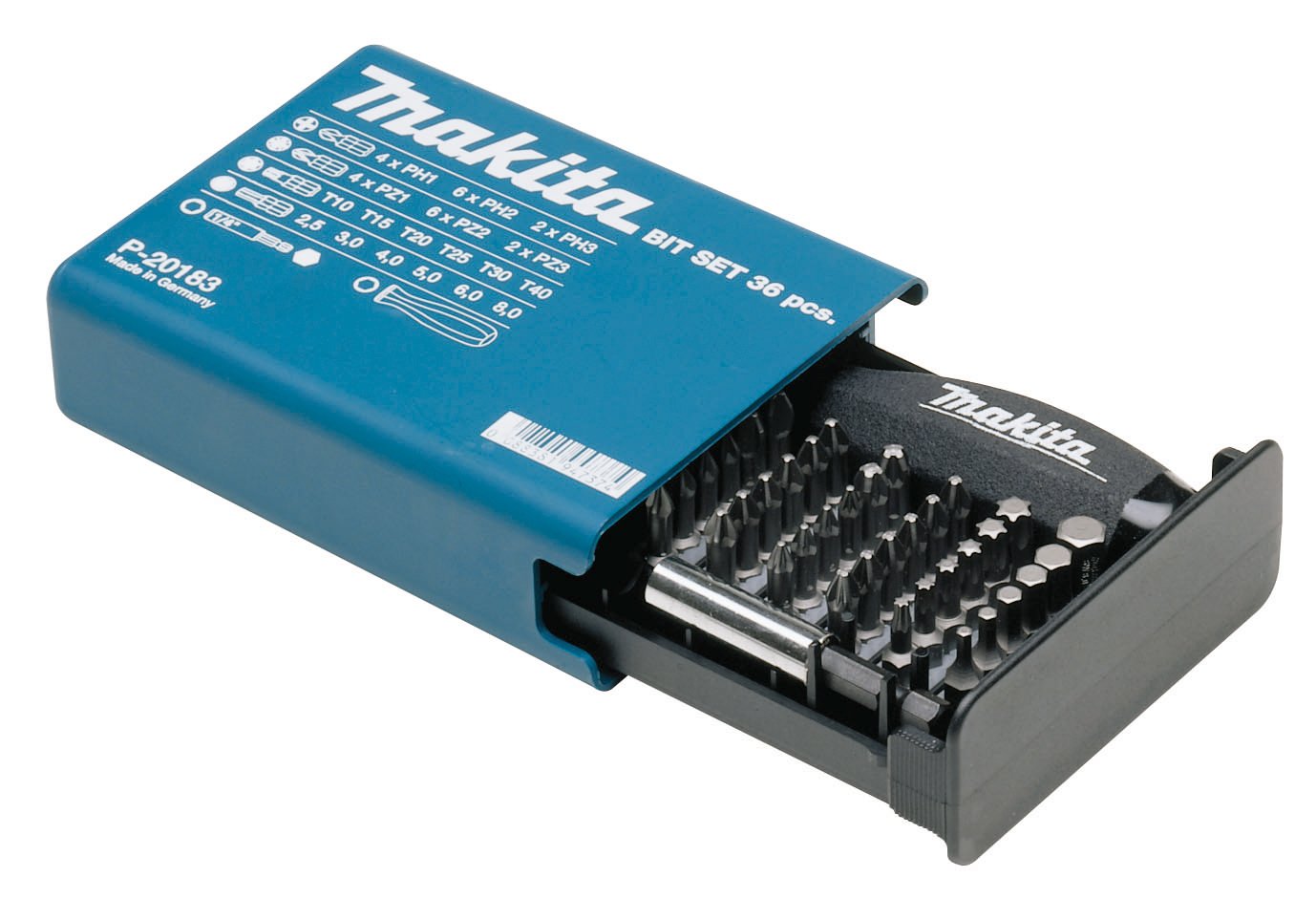 Makita P-20183 Jeu de 36 embouts pour visseuse