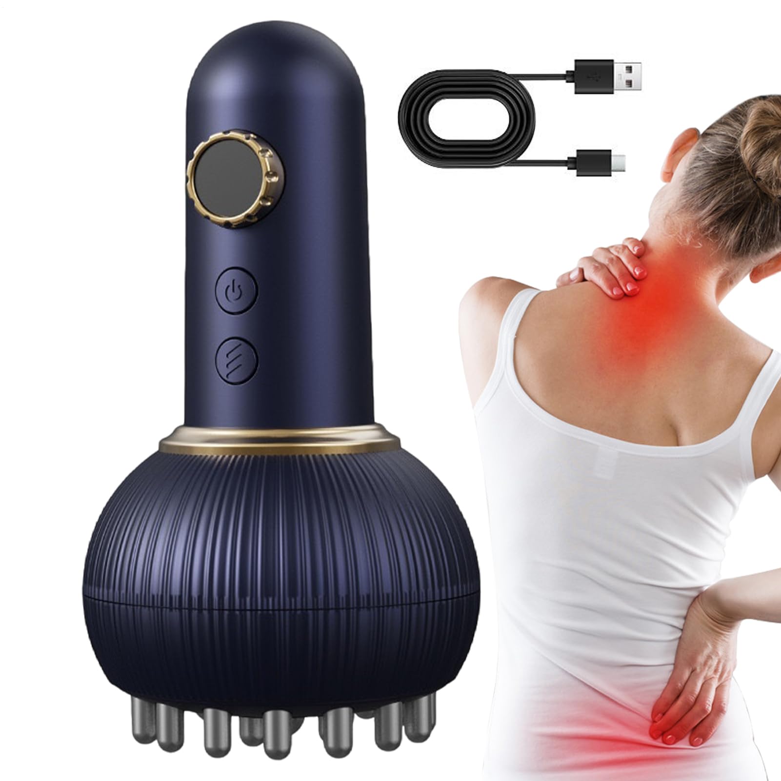 Exfoliateur électrique sans fil rechargeable et brosse méridienne minceur - 8