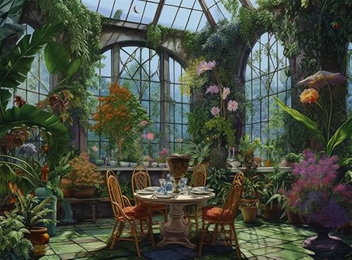 Jigsaw Puzzle 500 Pieces Greenhouse Morning Formation