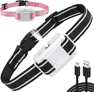 Citronella Bark Collar, Citronella Dog Collar Dog Spray Anti Bark Device Adjustable Sensitivity&Volume, Stop Barking Collars Dog Training Device Bark Deterrents Collars Citronella Collars Dogs White