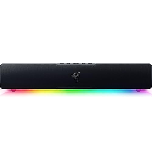 Razer Leviathan V2 X - PC Gaming Soundbar (Full-Range Drivers, Compact Desktop Form Factor, USB Type C Power and Audio Delivery, Bluetooth 5.0) Black - Leviathan V2 X