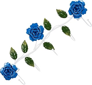 SOLUSTRE Wrought Iron Hook Behind The Door Towel Rack Hat Hooks Coat Hangers Scarf Hook Wall Hanger Hook Rack Door Hook Hanger Coat Hook Clothes Hook Rack Decorative Wall Hook Rural Handle