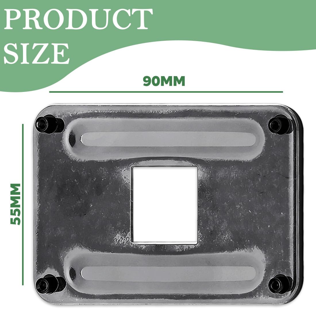 AM4 Staffa dissipatore di Calore CPU backplane - Staffa a Scatto della Base del radiatore AMD - con Supporto per Fissaggio Laterale Viti - AM4 B350 X370 A320 X470 - 3