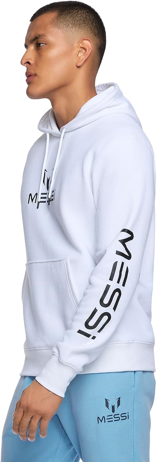 Messi mens Small Wingstar Hoodie, Pullover Sweatshirt With Drawstring, Comfortable Fit - Image 2