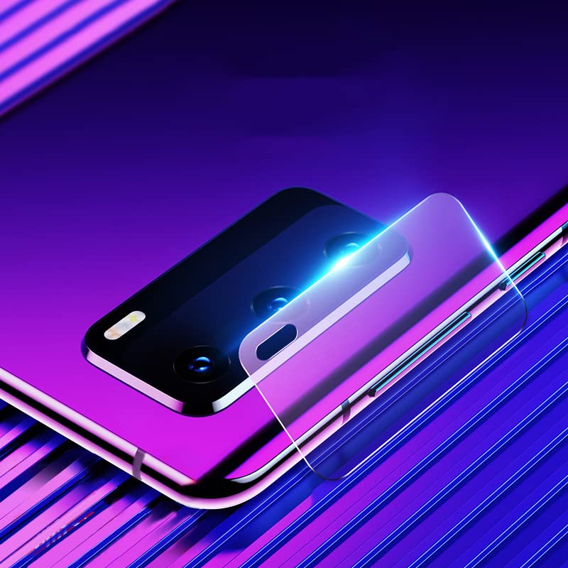HANPINYOU For Huawei P50 P50E P40 Pro Plus Pocket Rear Back Camera Lens 9H Hardness Clear Tempered Glass Protector Protective Film Guard (5 Packs,P40 Pro Plus)